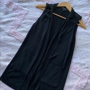 SOLD Black Banana Republic Sleeveless Cardigan S